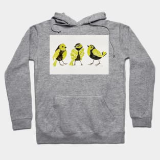 finches yellow Hoodie